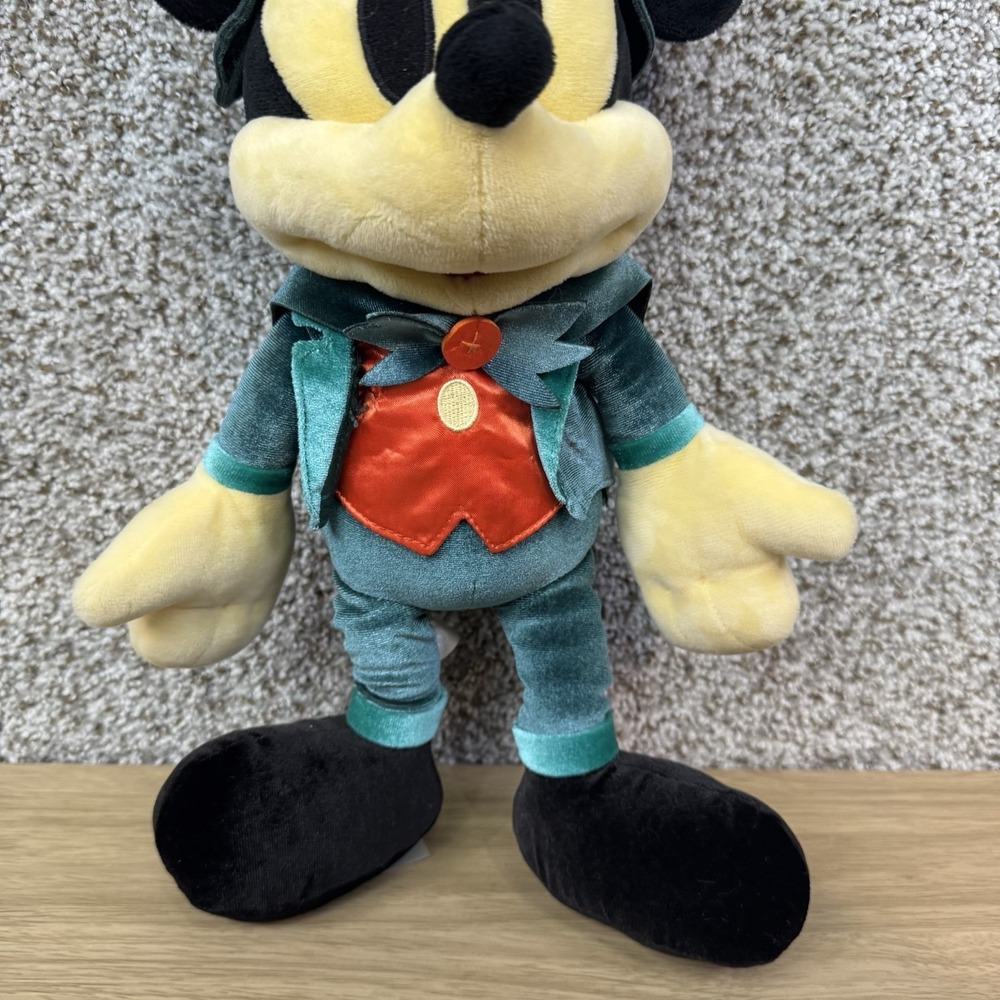 Disney Parks Halloween Mickey Mouse Plush 2023 Limited Edition Haunted Mansion - Picture 4 of 11